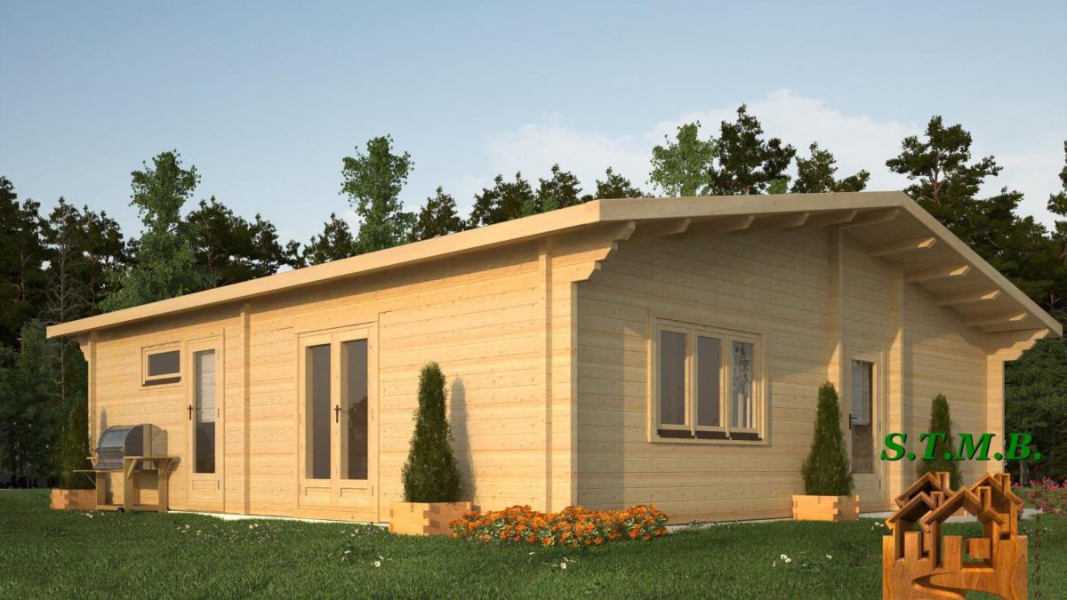 Une maison en bois comme maison d’été	