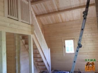 Photo 12 montage chalet en bois habitable versaille mezzanine stmb construction