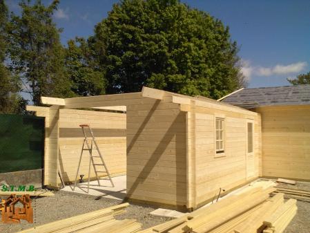 Photo 13 chalet en bois habitable garage stmb construction