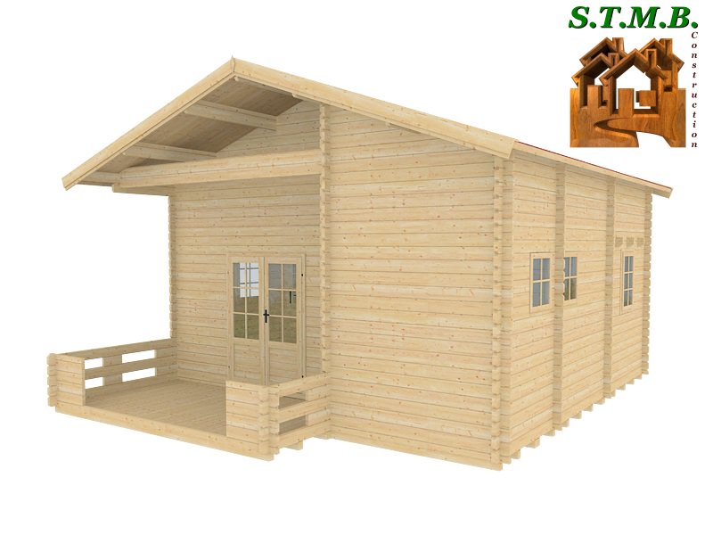 Chalet en bois mezzanine NICE 40 M  