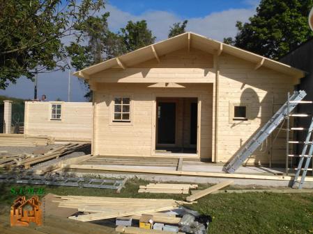 Photo 2 chalet en bois habitable garage stmb construction