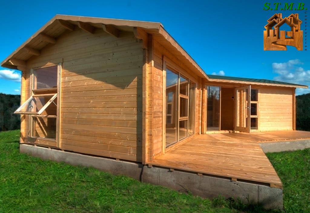 Photo 3 kit chalet bois habitable volvic stmb construction 1