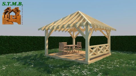 Photo 3 pergolas bois stmb construction