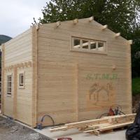 Photo 4 chalet en bois mezzanine laurier 20 msb 