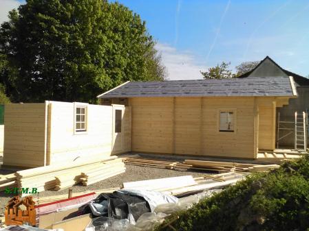 Photo 9 chalet en bois habitable garage stmb construction