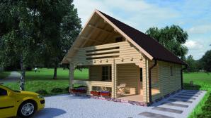 Photo chalet bois habitable camping stmb construction 1