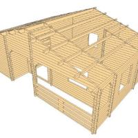 Photo chalet bois habitable paris 52 stmb construction