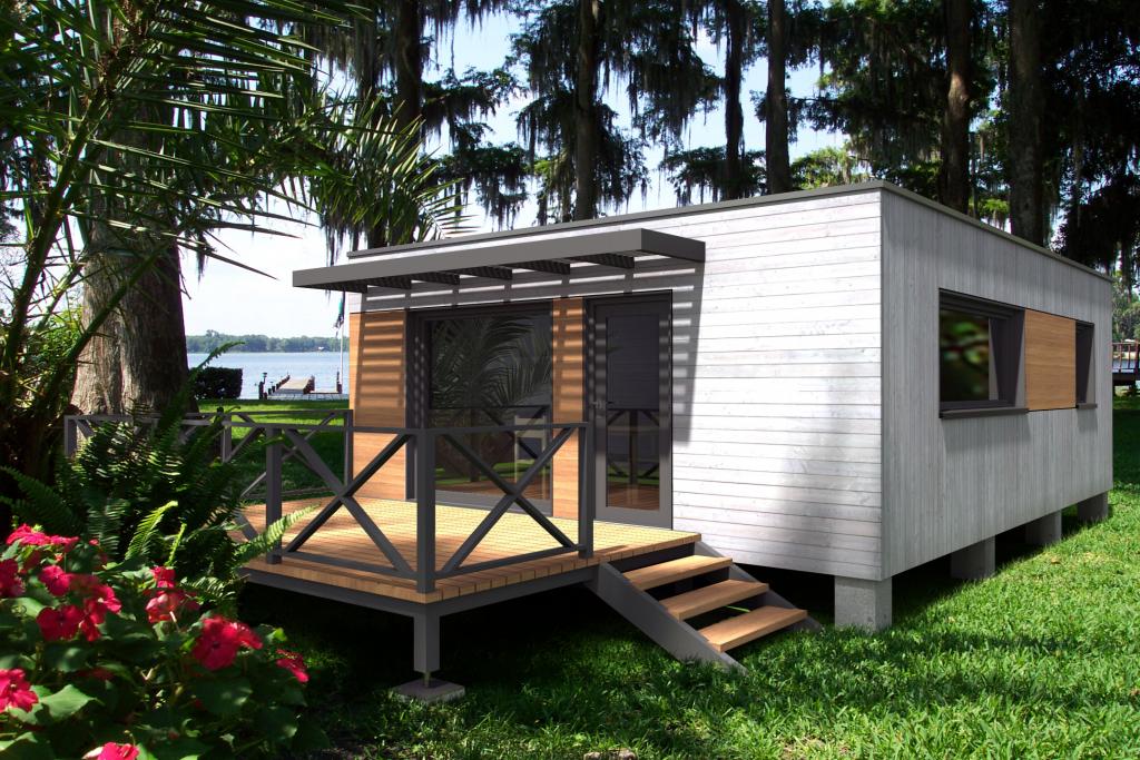 Photo habitat modulaire bois 40b