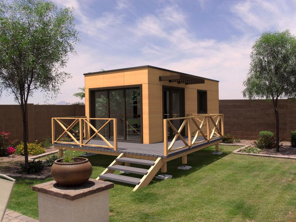 Module Bureau De Jardin Ossature Bois De 20 M Modulob