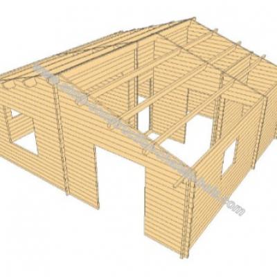 Chalet en bois habitable NIORT 43  