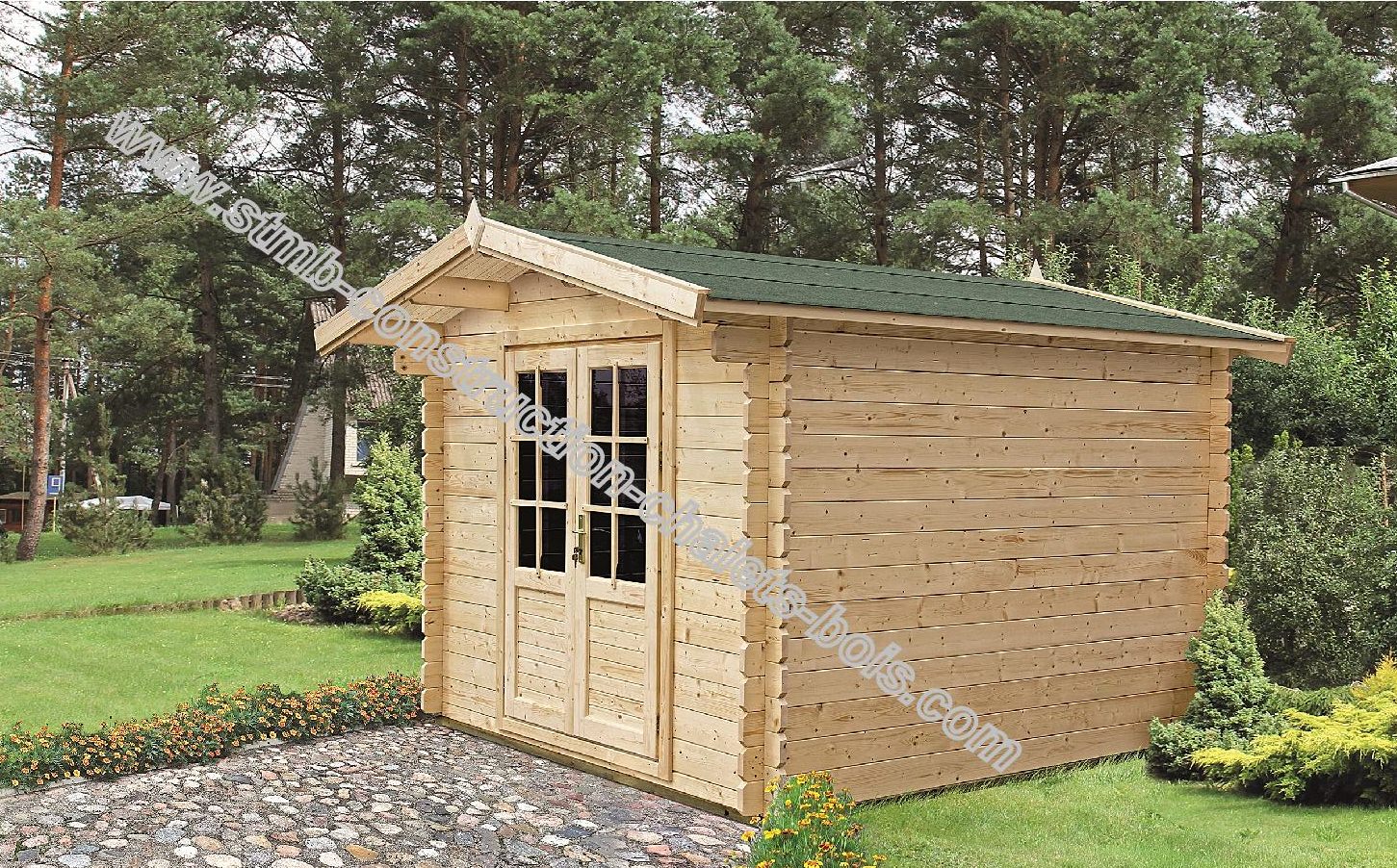 Chalet de jardin en bois OLIVIER 10.50  