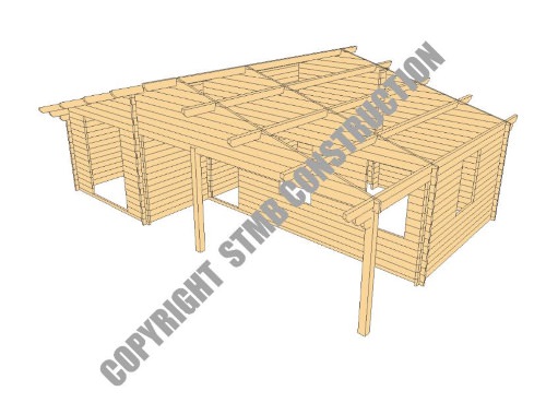 Chalet en bois sur mesure ROANNE 43  