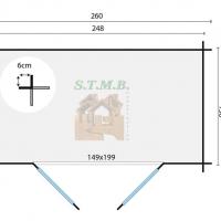 Plan abri de jardin alva stmb construction