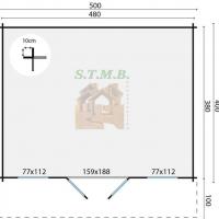 Plan abri de jardin bois vichy stmb construction