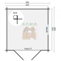 Plan cabanon de jardin valeria stmb construction