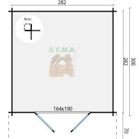 Plan chalet de jardin aubenas stmb construction