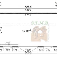 Plan chalet de jardin nida 15m stmb construction
