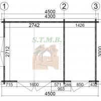 Plan chalet en bois derby 13 5m stmb construction