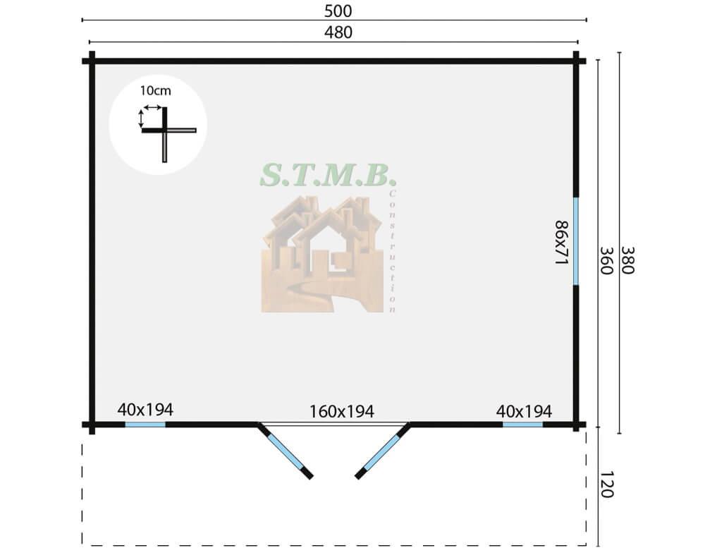 Plan chalet en bois giat stmb construction