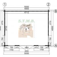 Plan chalet en bois torino 20m stmb construction