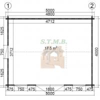 Plan chalet en bois verona 20m stmb construction