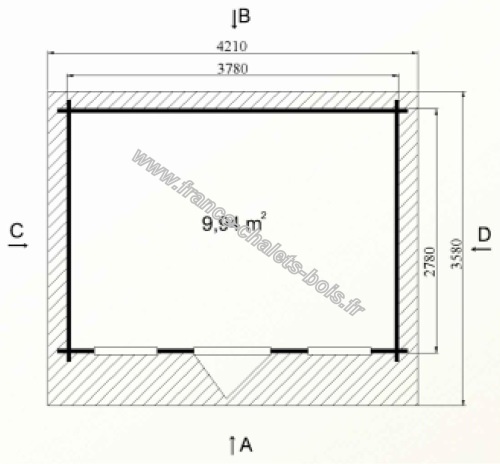 Plan hd prod chalet loisir kit chalon 12m