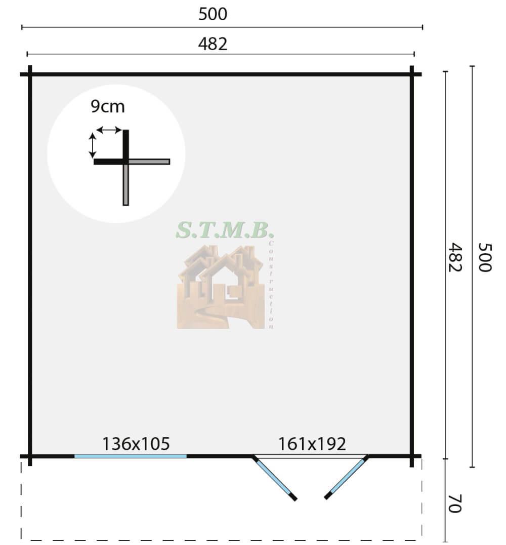 Plan maison de jardin lussat stmb construction