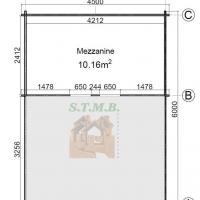 Plan mezzanine chalet bois mezzanine nottingham 27msb stmb construction