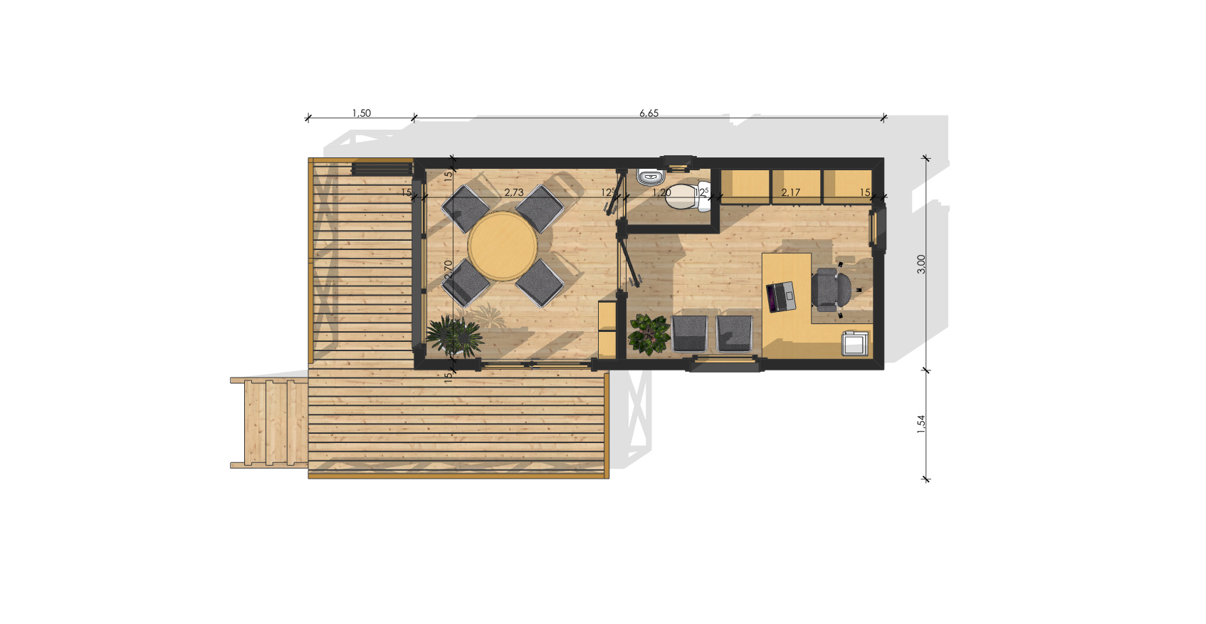 Plan module bureau 20 stmb construction