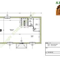 Plan rdc maison bois 120m2 stmb construction