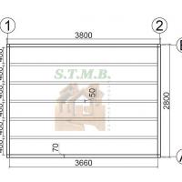 Plan solivage chalet en bois brighton 12m stmb construction