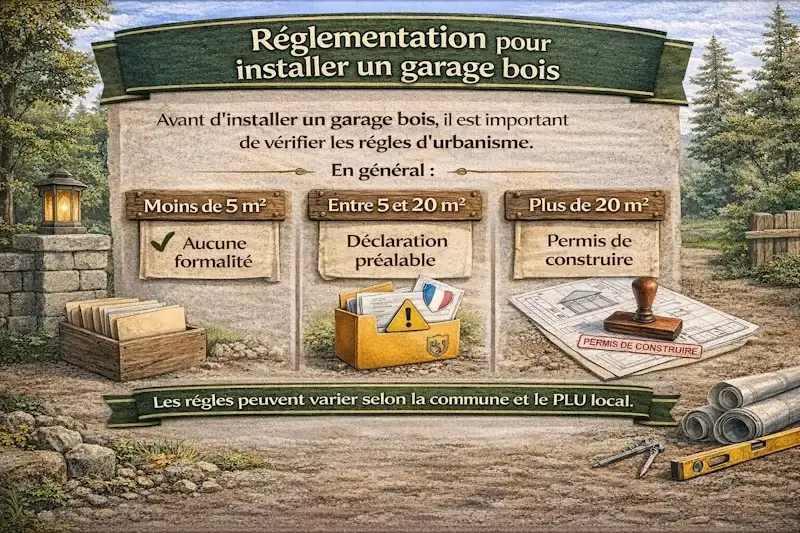 Reglementation installation garage bois permis de construire webp