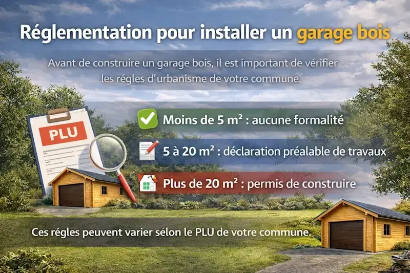 Reglementation installation garage bois webp