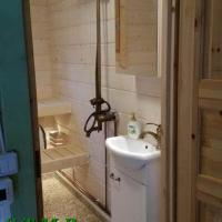 Salle de bain chalet en bois kaleva 48 stmb construction ph6 2