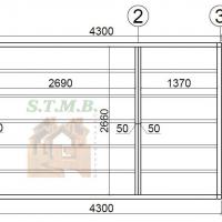 Solivage chalet en bois derby 13 5m stmb construction