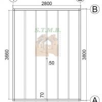 Solivage chalet en bois faro 12m stmb construction