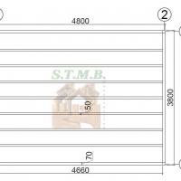 Solivage chalet en bois verona 20m stmb construction