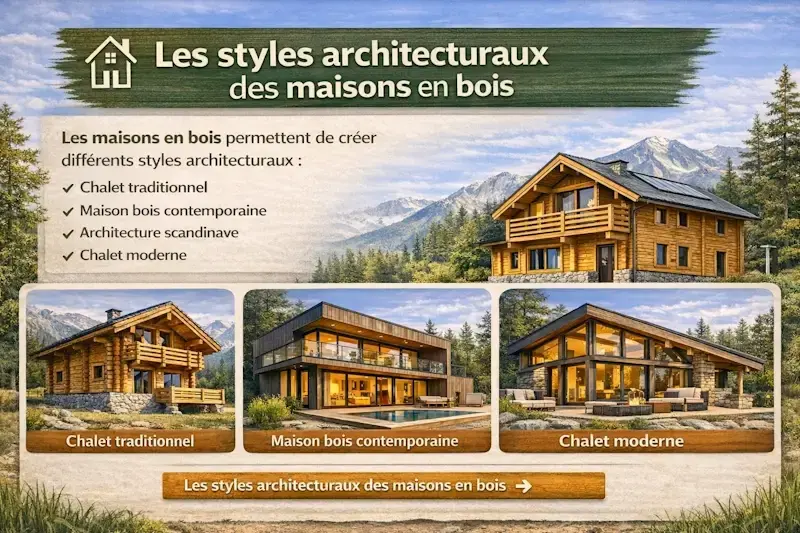 Styles architecturaux des maisons en bois chalet traditionnel maison bois contemporaine architecture scandinave et chalet moderne