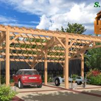 Vue carport asymetrique 1011 douglas stmb construction