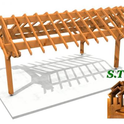 Vue carport asymetrique 1234 stmb construction