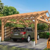 Vue carport bois douglas 1211 stmb construction 1