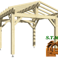 Vue carport bois epicea 2020 stmb construction 1