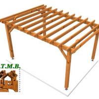 Vue pergola bois 1059 stmb construction 1